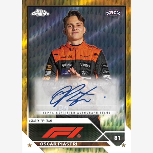 2023 topps F1 chrome hobby box