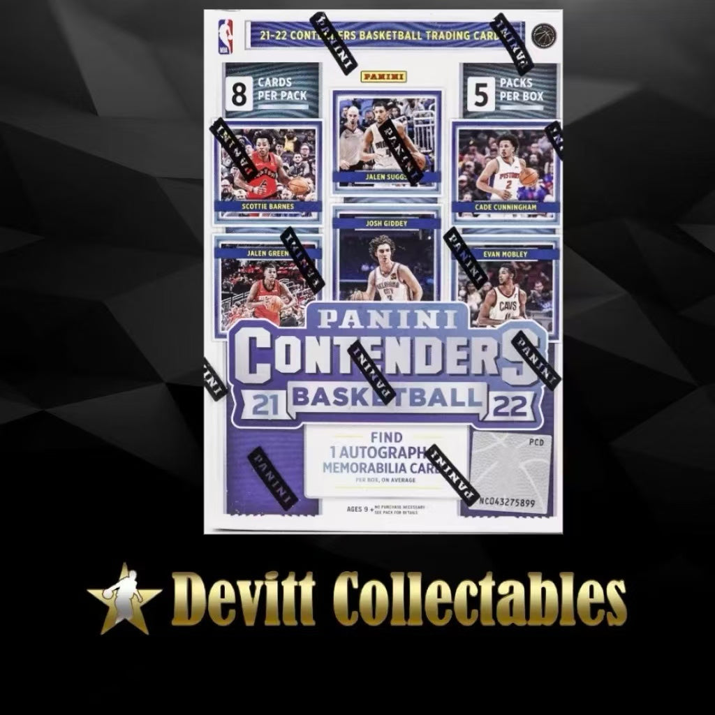 2021-22 Panini Contenders Basketball Blaster Box
