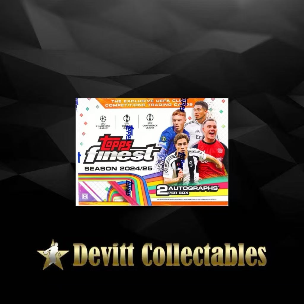 2024-25 Topps UEFA Club Competitions Finest Soccer Hobby Box