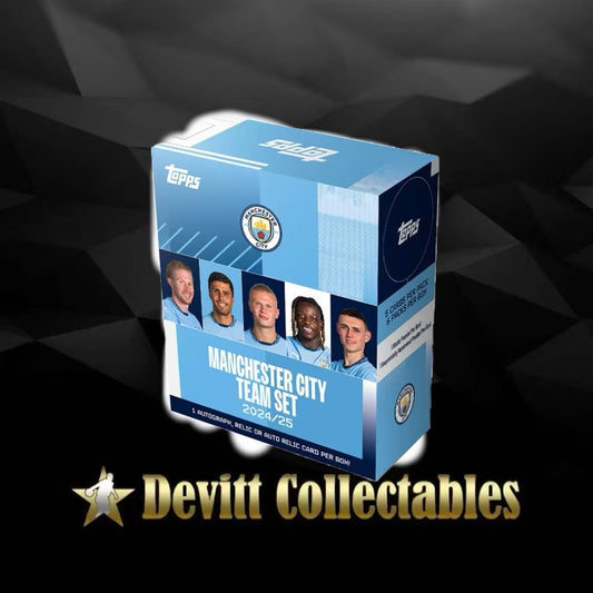 2024-25 Topps Manchester City Soccer Team Set Box