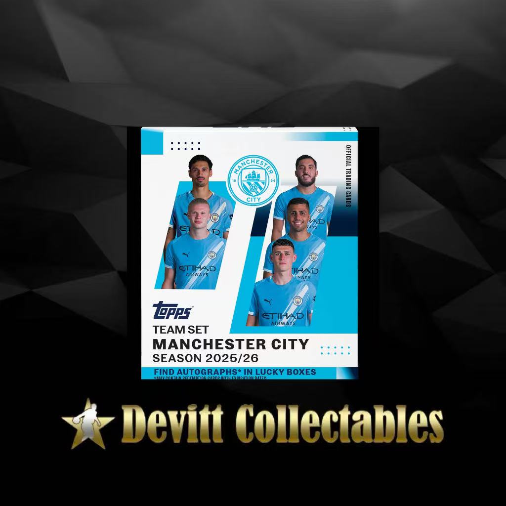 2025-26 Topps Manchester City Soccer Team Set Box