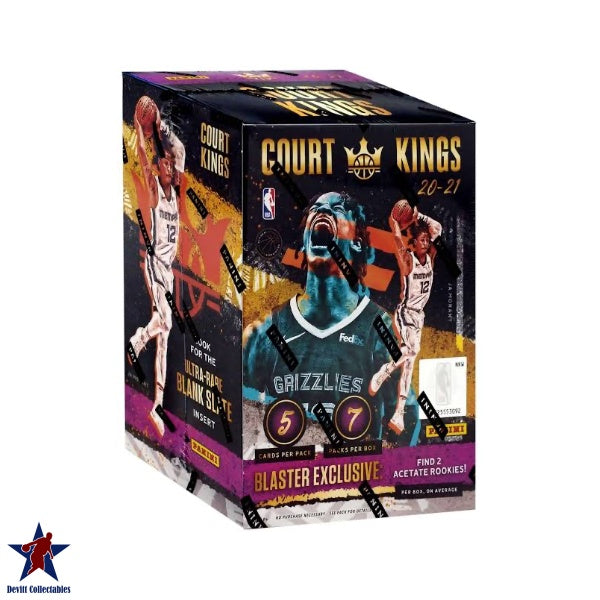 2020-21 Panini Court Kings Basketball 7-Pack International Blaster Box