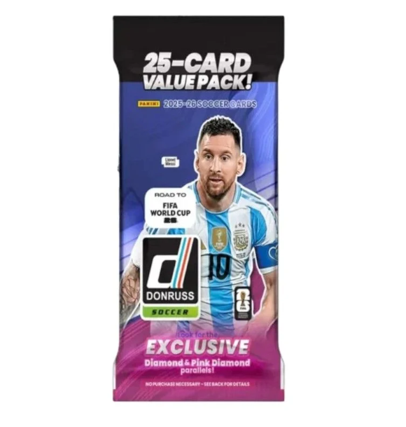 2025 - 2026 Panini Donruss Road to World Cup Soccer Fat Pack