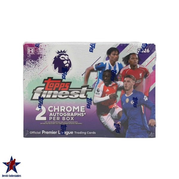 2025-26 Topps Finest Premier League EPL Soccer Hobby Box
