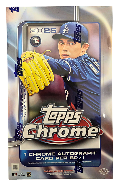2025 Topps Chrome Baseball Hobby Box