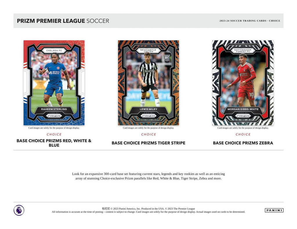 2023/24 panini epl prizm choice box