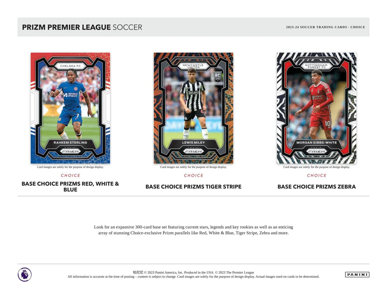 2023/24 panini epl prizm choice box