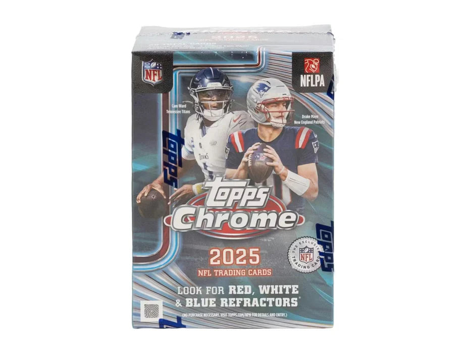 2025 Topps Chrome NFL Football Value Blaster Box