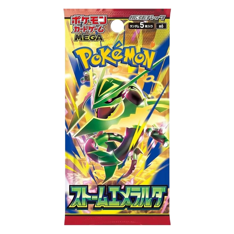 Japanese Pokémon MEGA Storm Emeralda M6 Booster pack