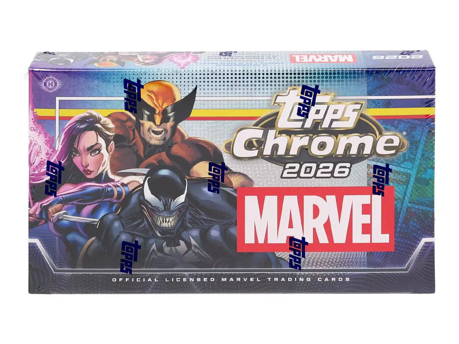 2026 Topps Chrome Marvel Comics Hobby Box