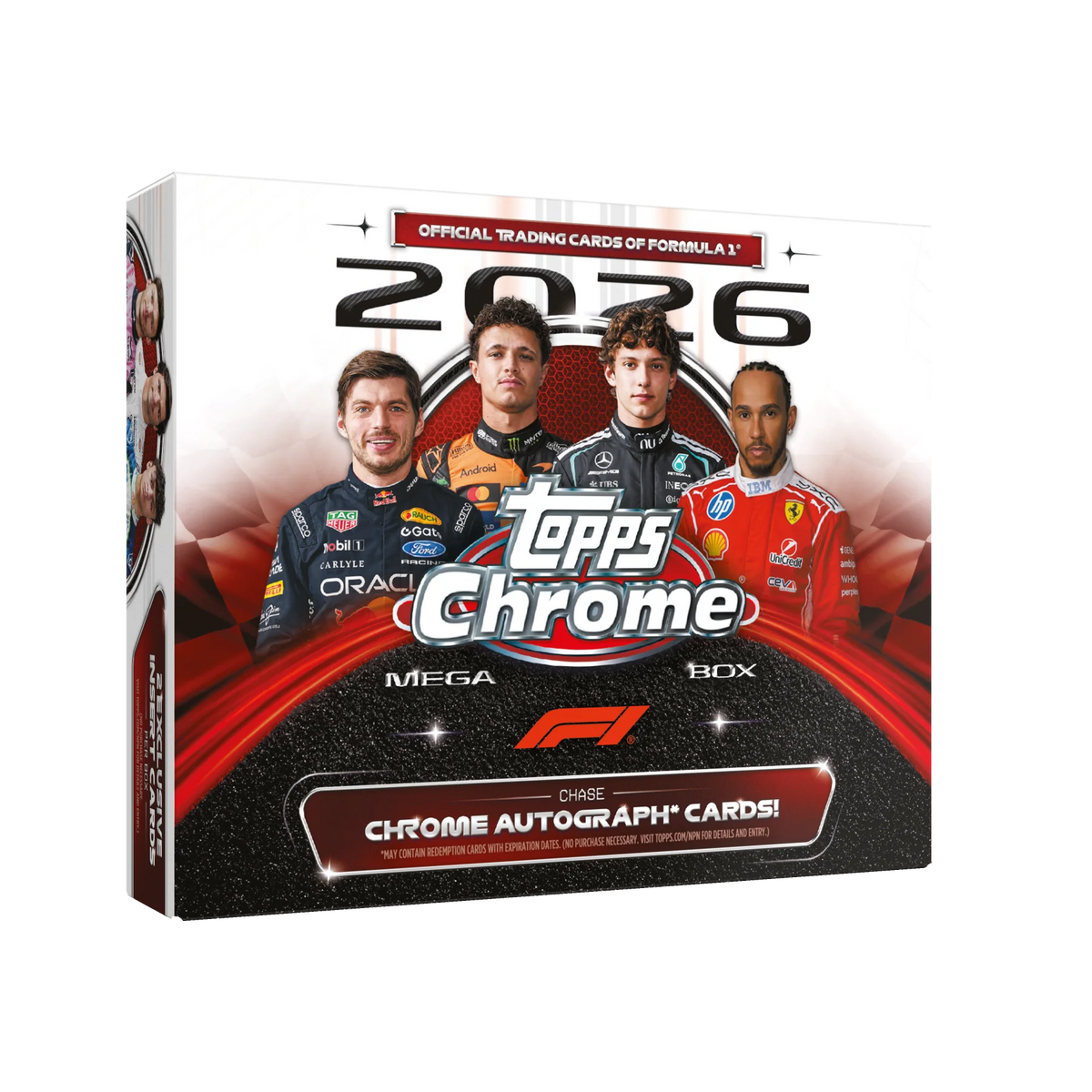 2026 topps chrome f1 mega box