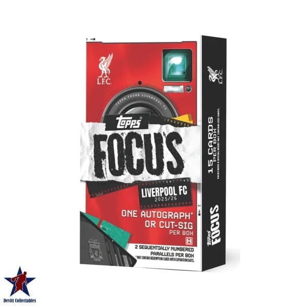 2025-26 Topps Focus Liverpool Soccer Hobby Box