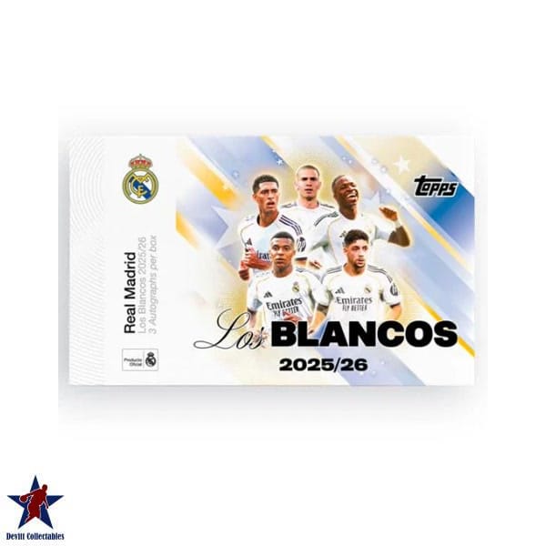 2025-26 Topps Real Madrid Los Blancos Hobby Box