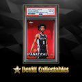 2025-26 Topps Chrome Dylan Harper Red Fanatical /5 jersey number psa8