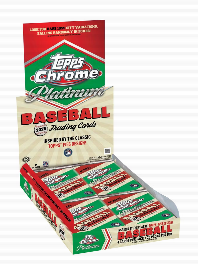 2025 Topps Chrome Platinum '55 Baseball Hobby Box