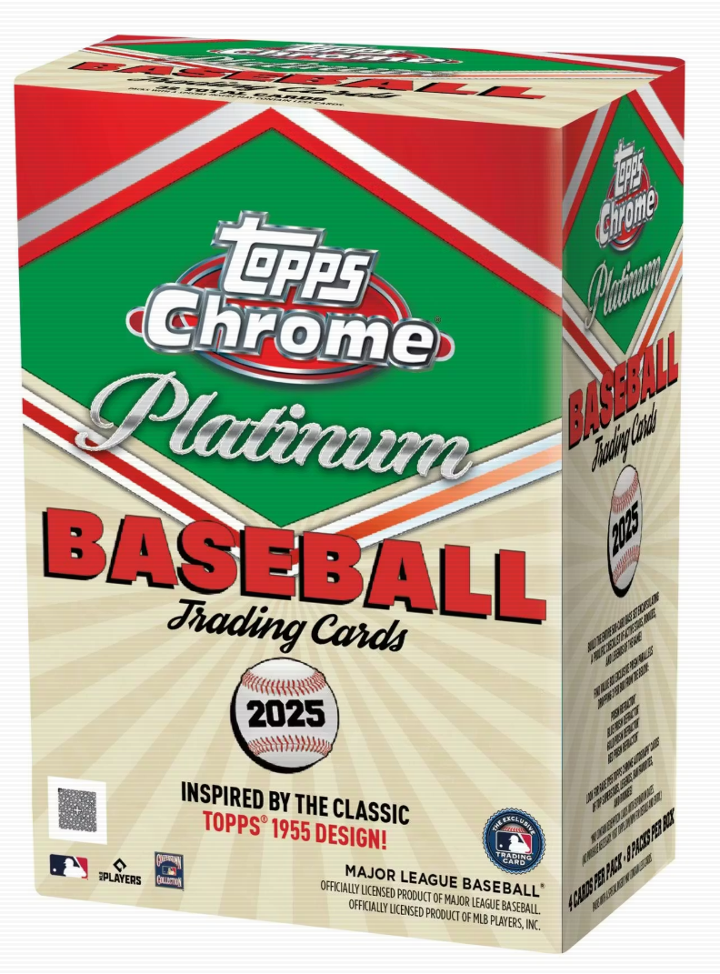 2025 Topps Chrome Platinum '55 Baseball Value Blaster Box