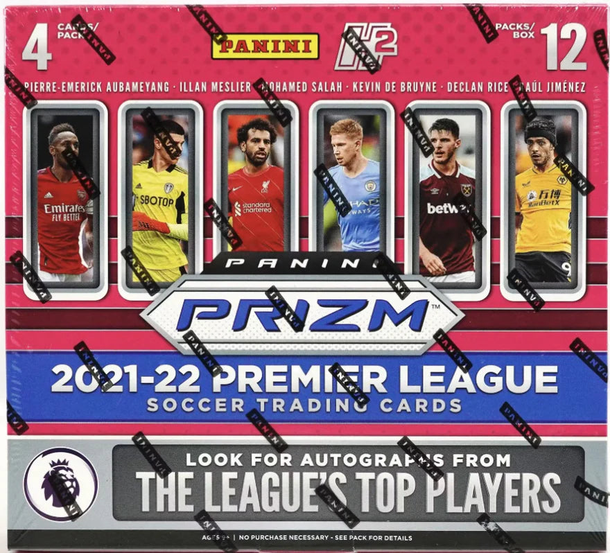 2021-22 Panini Prizm Premier League EPL Soccer H2 Box