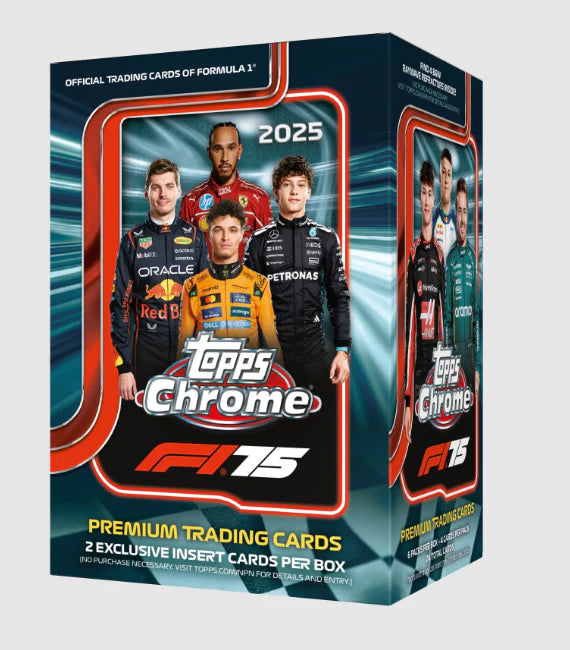 2025 Topps Chrome Formula 1 F1 Racing Blaster Value Box