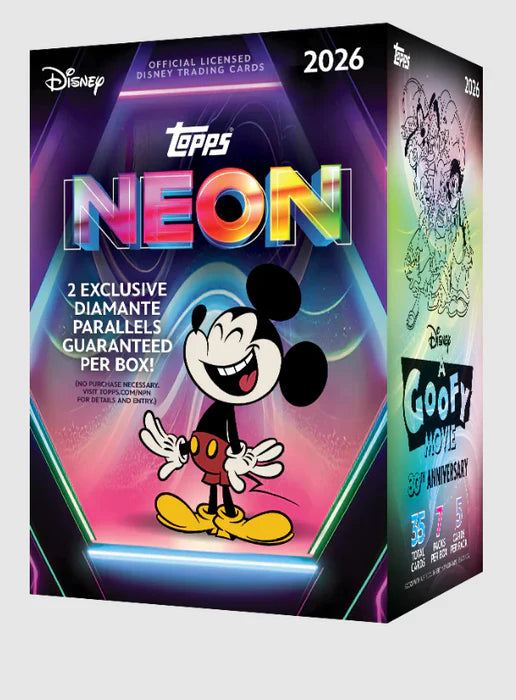 2025 Topps Chrome Disney Neon Value Blaster Box