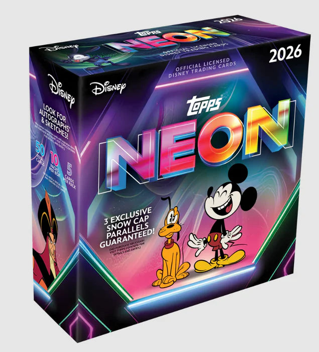 2025 Topps Chrome Disney Neon Mega Box