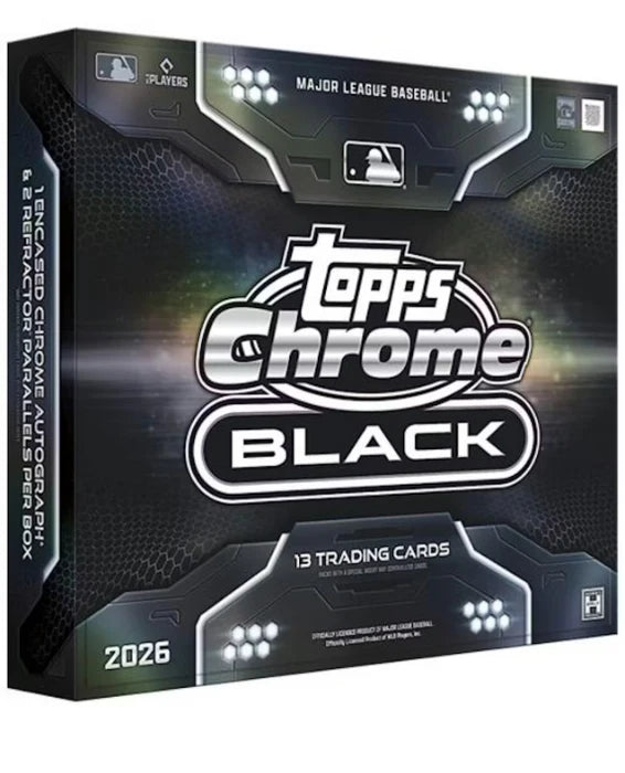 2026 Topps Chrome Black Baseball Hobby Box