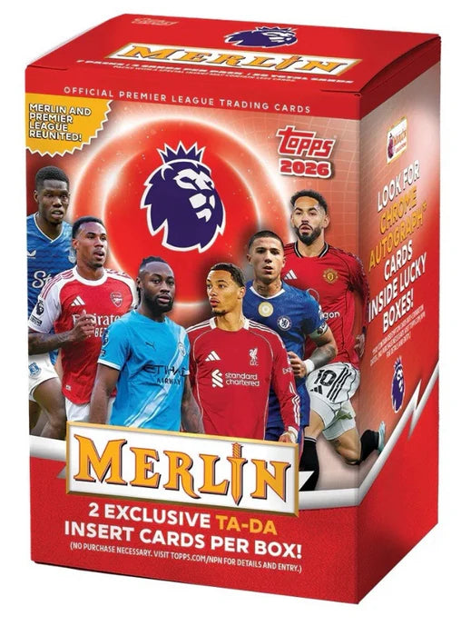 2026 Topps Merlin Premier League EPL Soccer Value Blaster Box