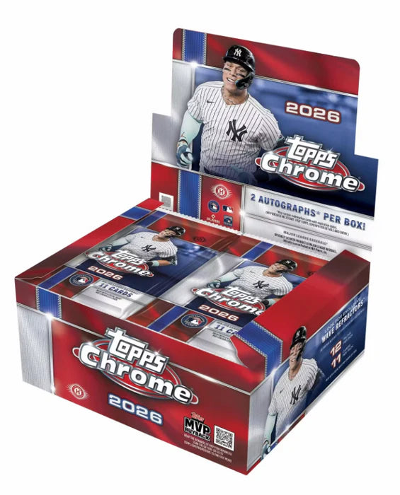 2026 Topps Chrome Baseball Hobby Jumbo Box