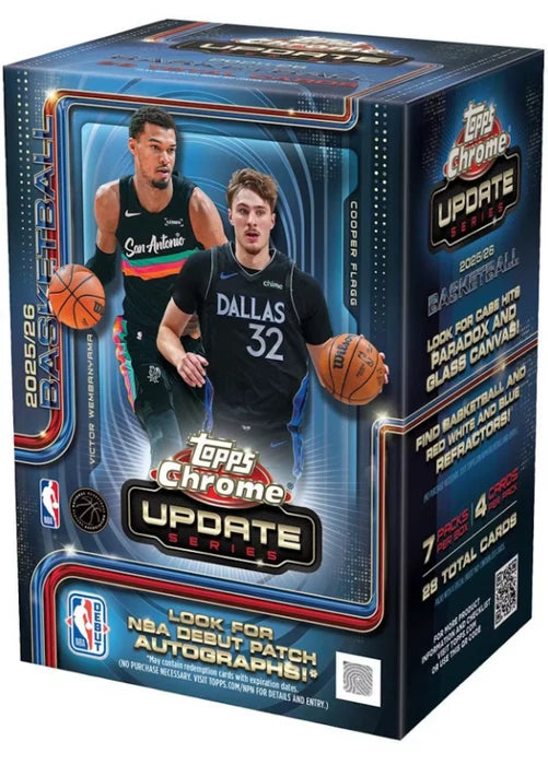 2025-26 Topps Chrome Update Basketball Value Blaster Box