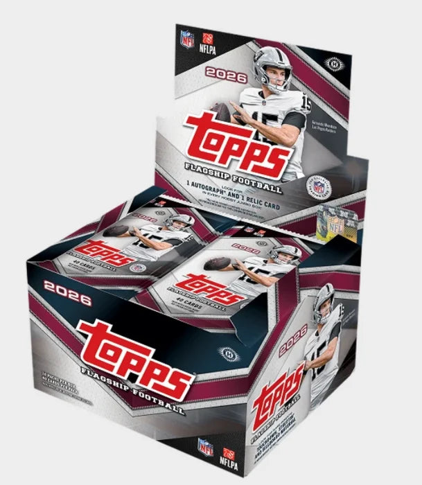 2026 Topps Flagship Football NFL Jumbo Hobby Box