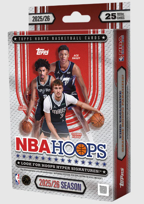 2025-26 Topps NBA Hoops Basketball Hanger Box