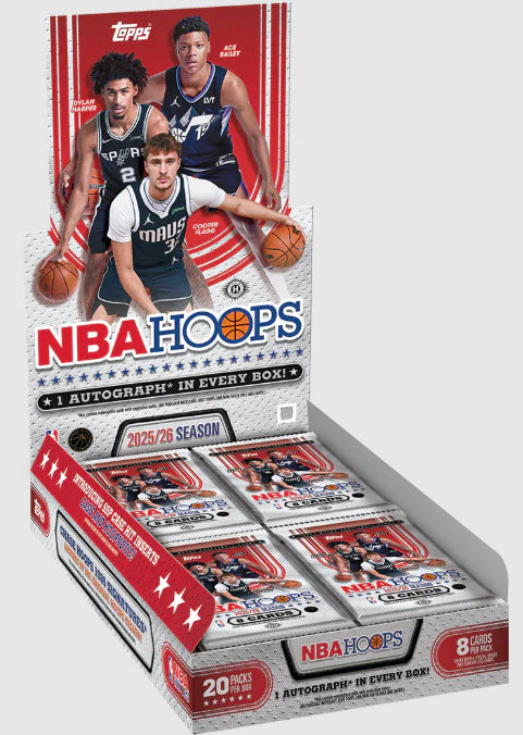 2025-26 Topps NBA Hoops Basketball Hobby Box