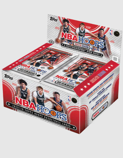 2025-26 Topps NBA Hoops Basketball Hobby Jumbo Box