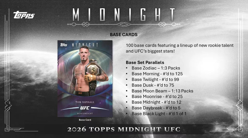 2026 Topps Midnight UFC Hobby Box