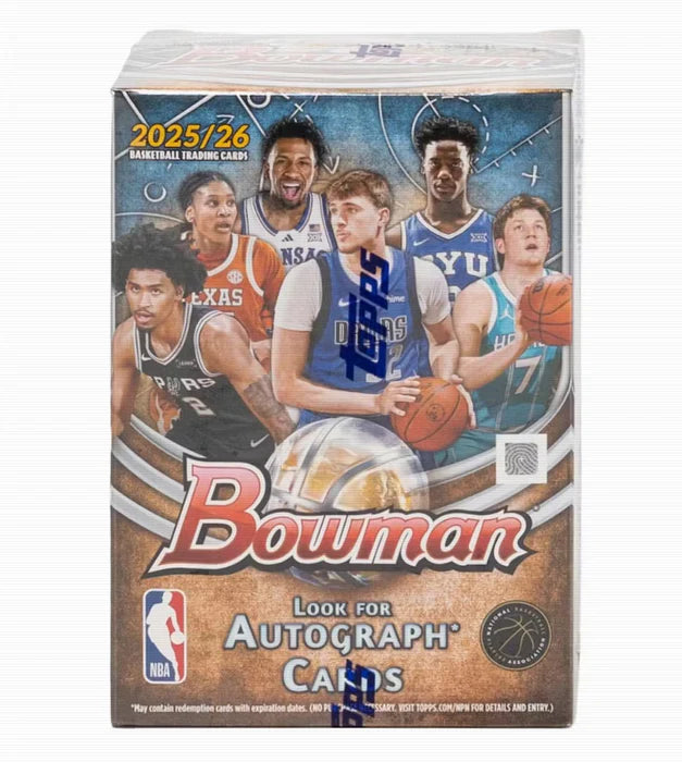 2025-26 Topps Bowman Basketball Value Blaster Box