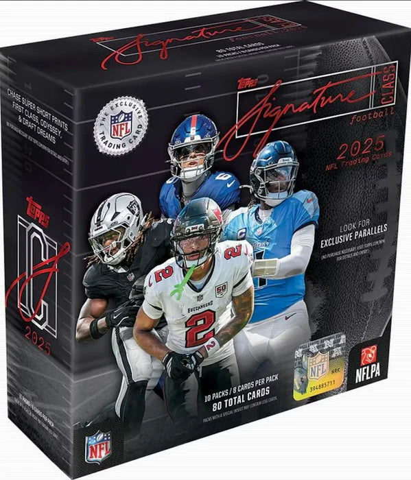 2025 Topps Signature Class Football NFL Mega Box