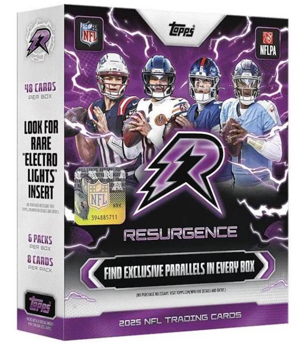 2025 Topps Resurgence Football NFL Mega Box