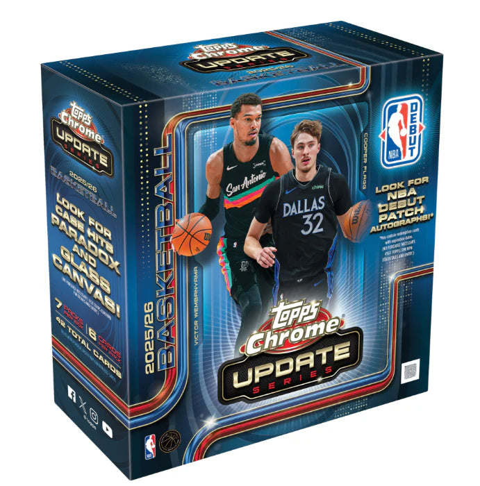 2025-26 Topps Chrome Update Basketball Mega Box