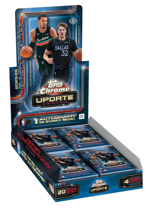 2025-26 Topps Chrome Update Basketball Hobby Box