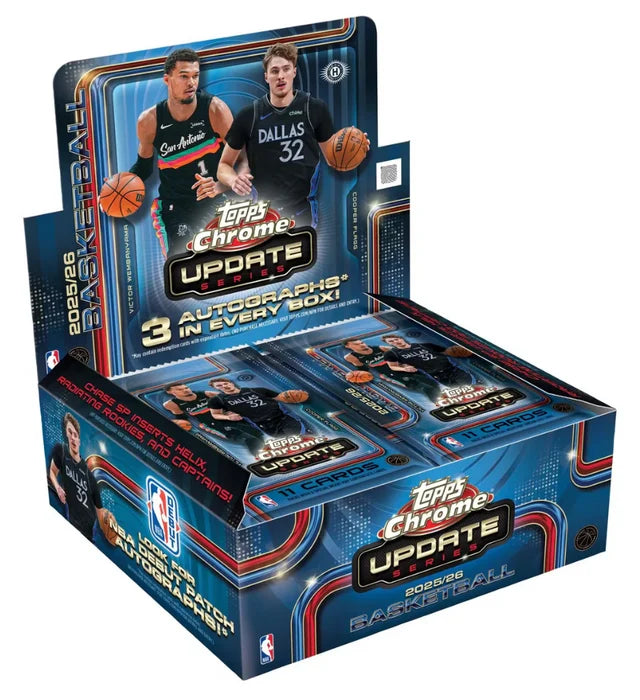 2025-26 Topps Chrome Update Basketball  Jumbo Box