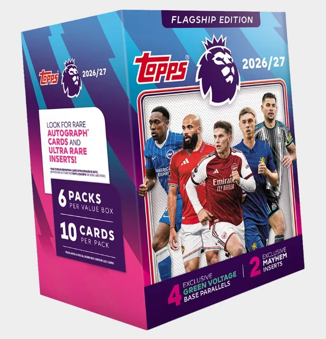 2026-27 Topps Flagship Premier League EPL Soccer Value Blaster Box