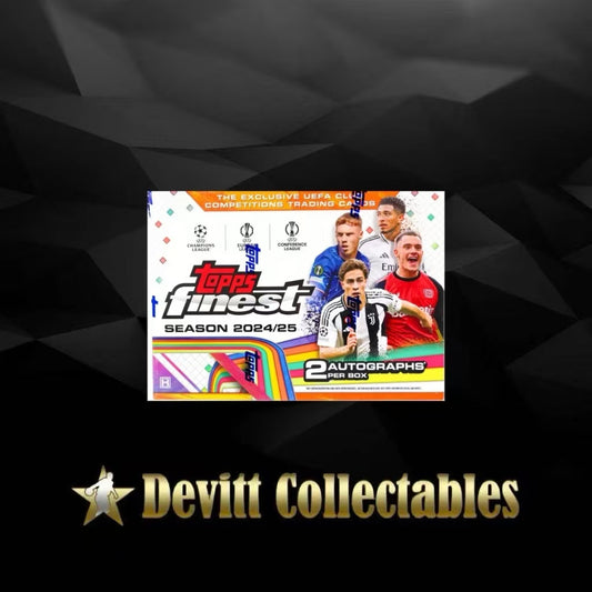 2024-25 Topps UEFA Club Competitions Finest Soccer Hobby Box