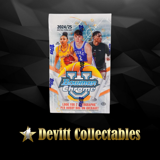 2024/25 Bowman University Chrome Basketball Hobby Box