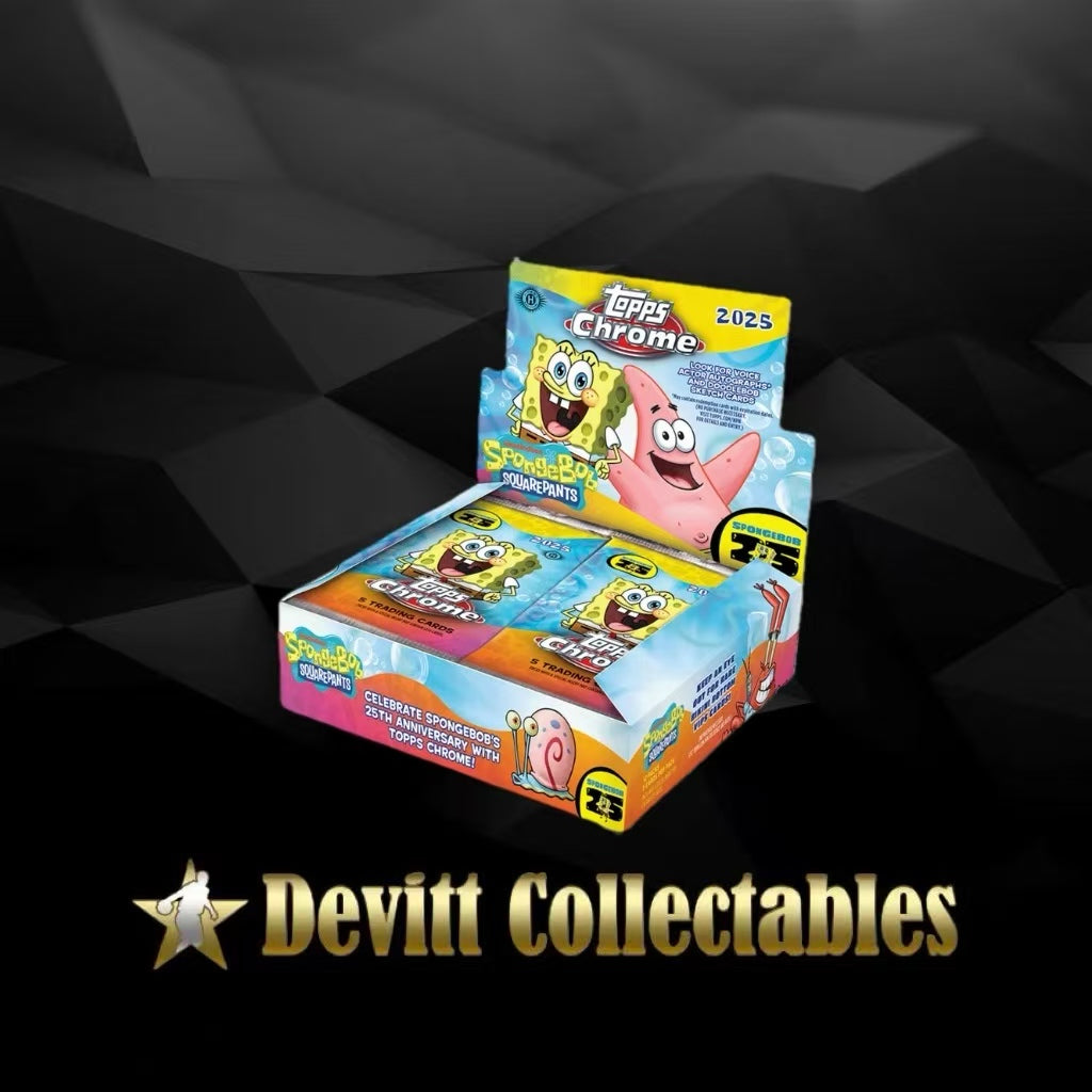 2025 Topps Chrome Spongebob 25th Anniversary Hobby Box