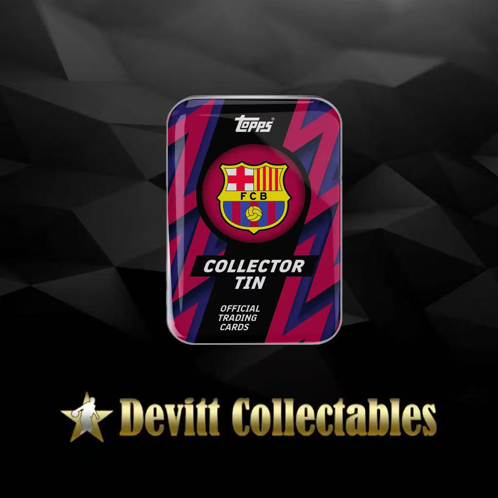 2025-26 Topps FC Barcelona Soccer Collector Tin