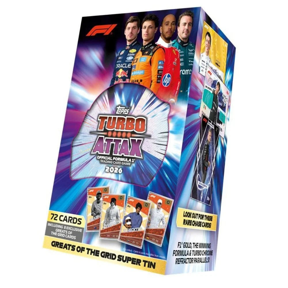 F1 Turbo Attax 2026 Super Tin