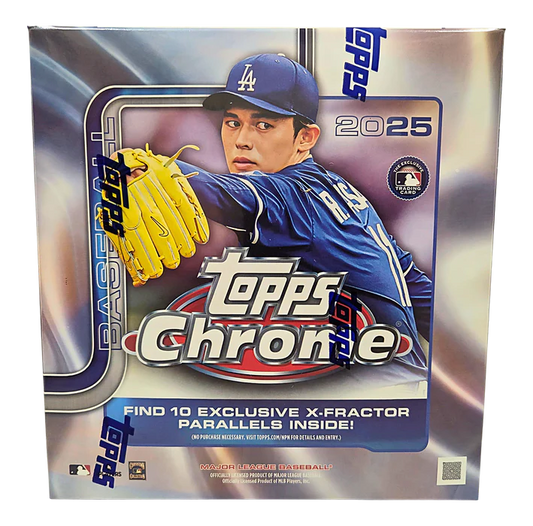 2025 Topps Chrome Baseball Mega Box