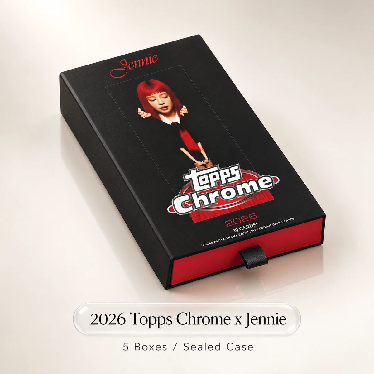 2026 Topps Chrome x Jennie 5 Box Case