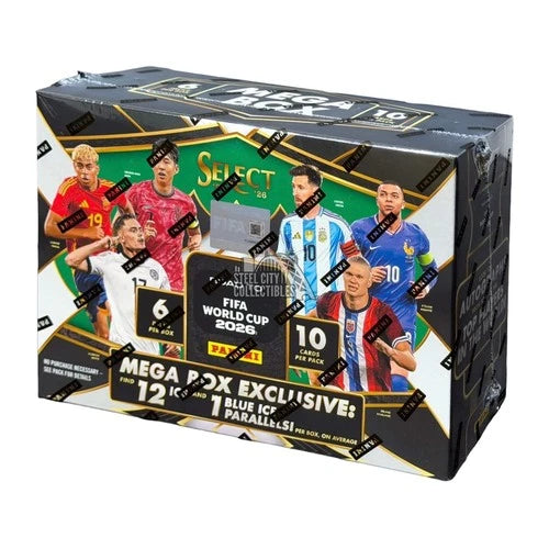 2025-26 Panini Select Road to FIFA World Cup Soccer Hobby Mega Box