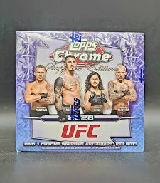 2026 Topps UFC Chrome Sapphire Edition Box
